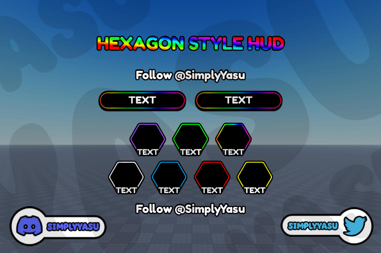 Hexagon Style UI